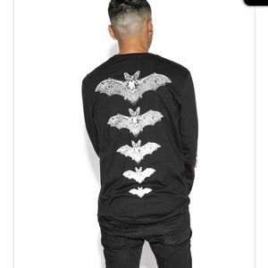 NEW WITH TAGS BLACKCRAFTCULT RELEASE THE BATS LONG SLEEVE SIZE SMALL